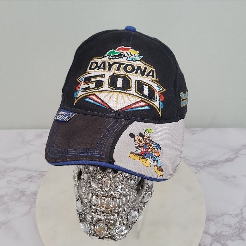 Kudzu 2004 Nascar Daytona 500 Hat with Mickey, Goofy, and Donald Duck